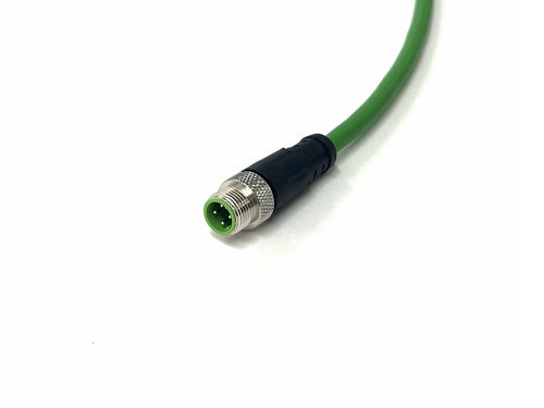 Industrial Ethernet Cable | RJ45 to M12 D-Coded | 2m | SF/UTP CAT5e